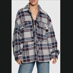 Sans Souci: Big Plaid Shacket